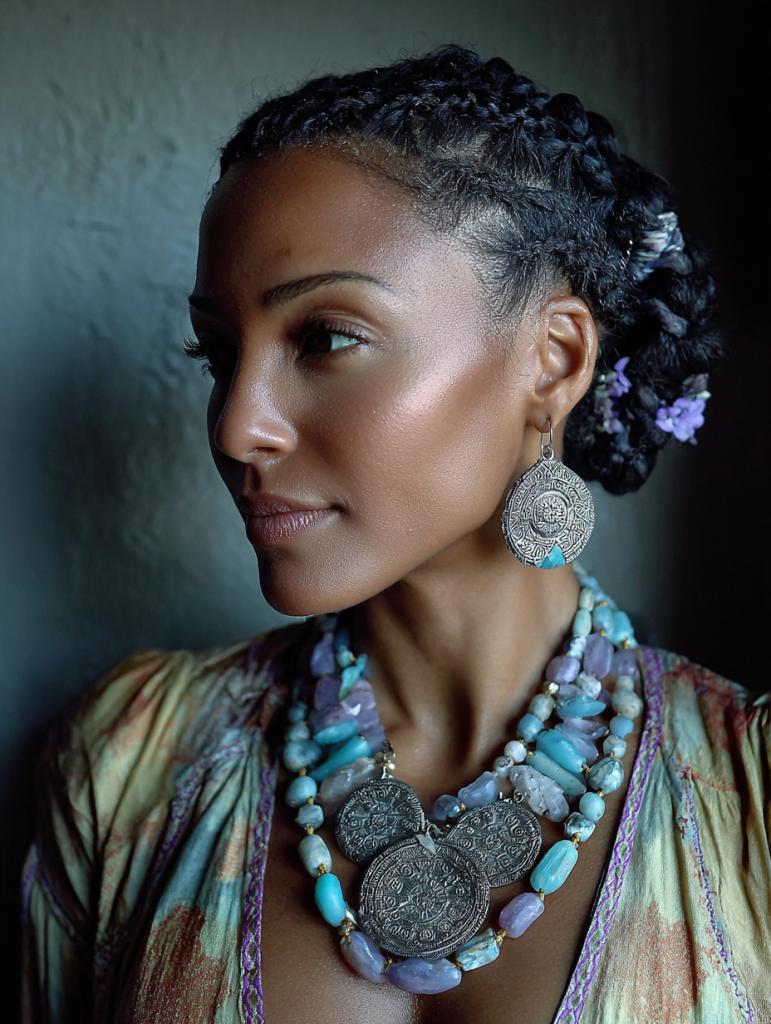 Fulani Natural Hair: Finale Braids