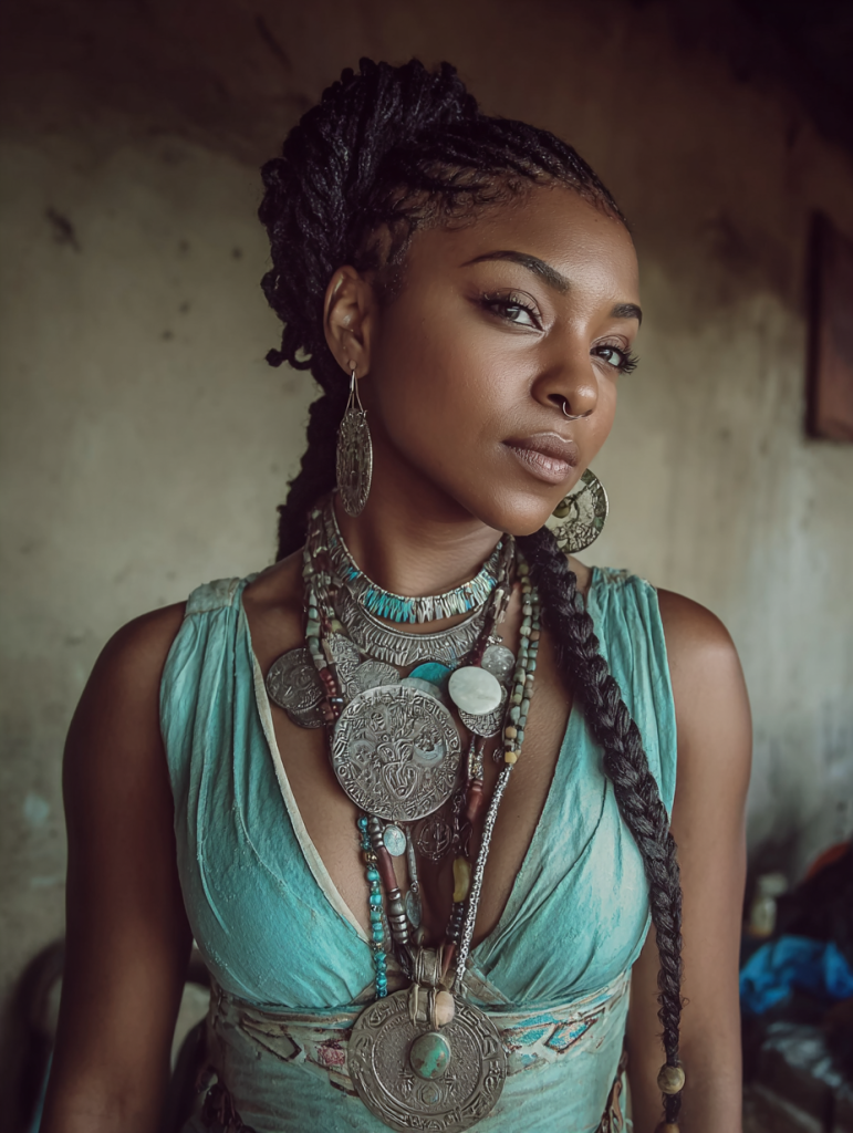 Fulani Natural Hair: Jumbo Fulani Braids