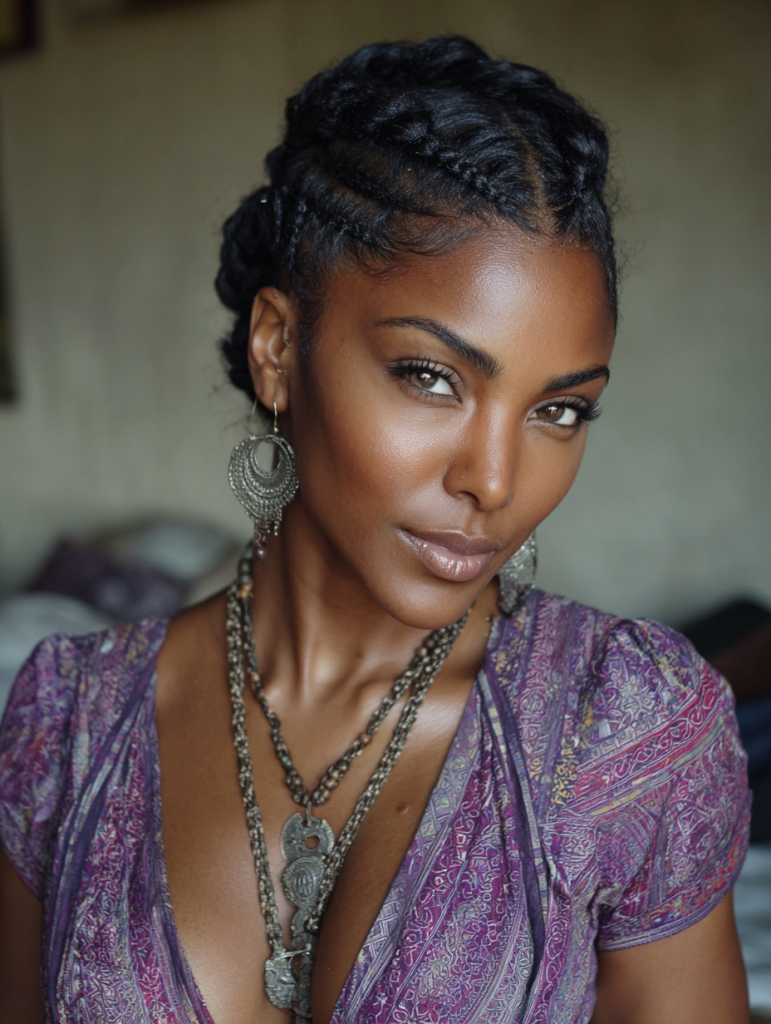 Fulani Natural Hair: Twisted Fulani Braids