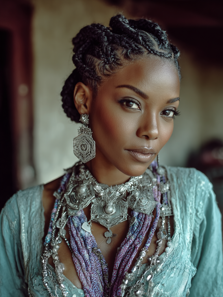 Fulani Natural Hair: Long Flowing Fulani Braids