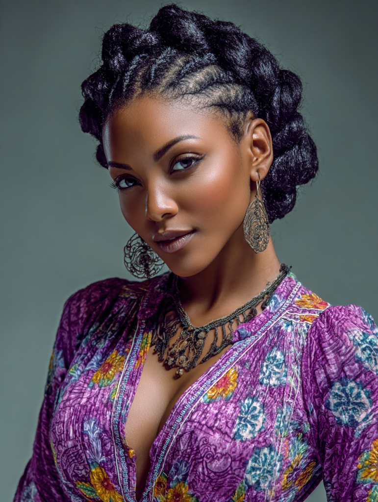 Fulani Natural Hair: Braided Hairstyles Flip Over