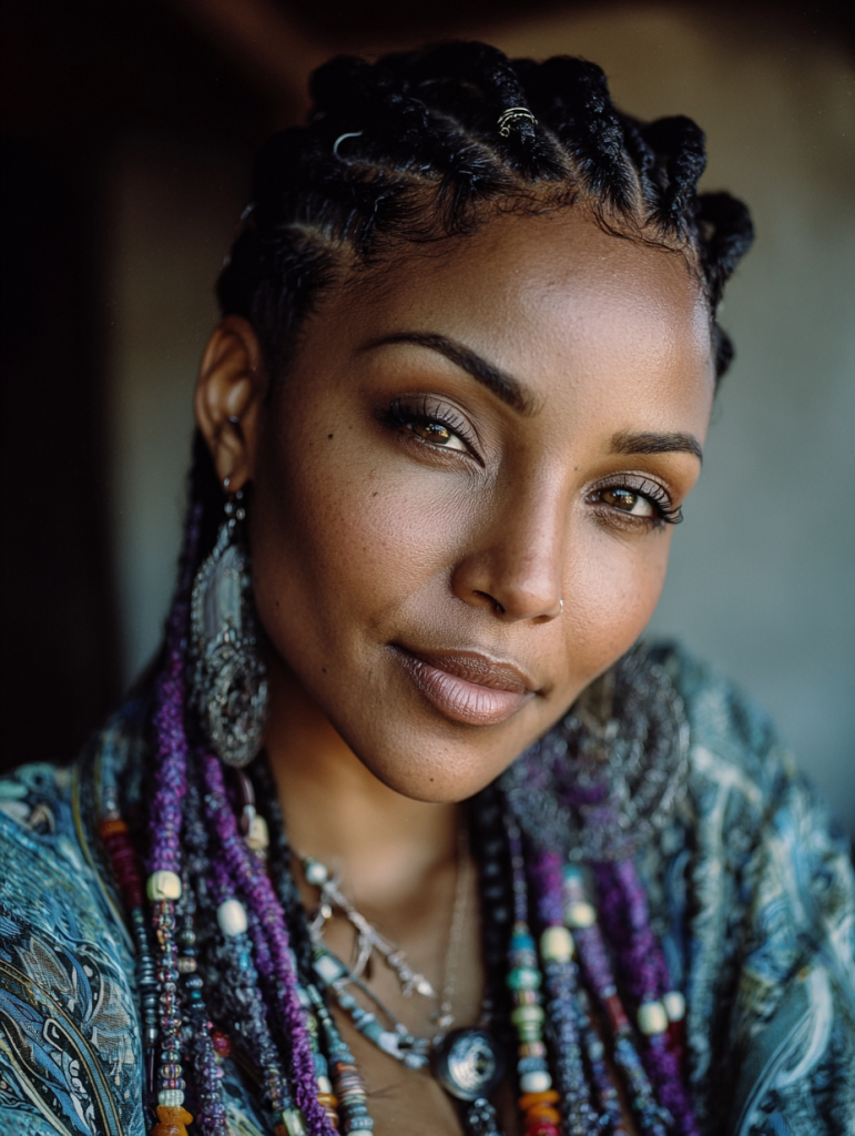 Fulani Natural Hair: Classic Fulani Braids