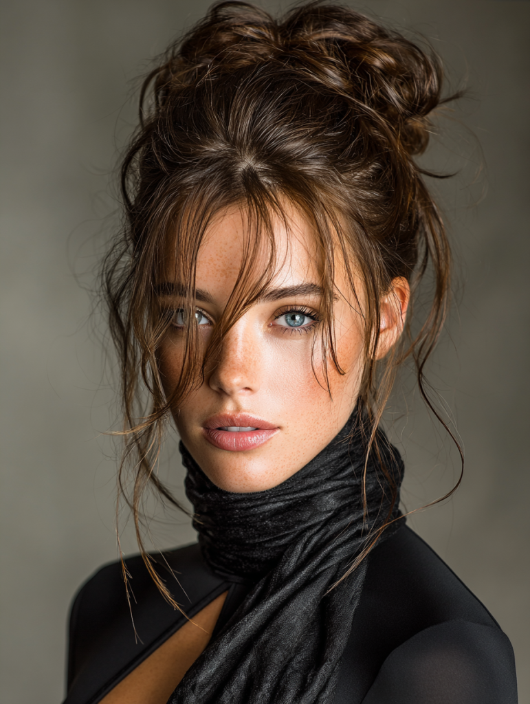 Hair Styles Updos: High Ponytail with a Wrap