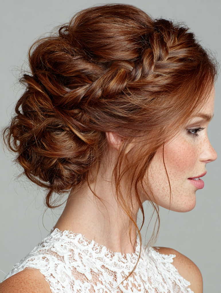 Hair Styles Updos: Braided Bun
