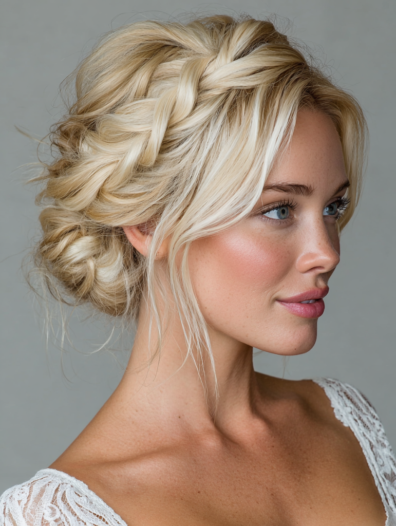 Hair Styles Updos: Twisted Crown Braid