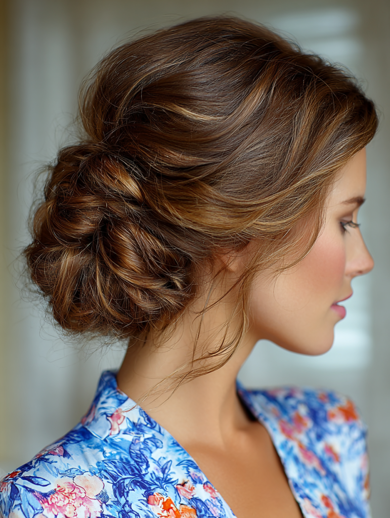 Hair Styles Updos: The Figure Eight Bun