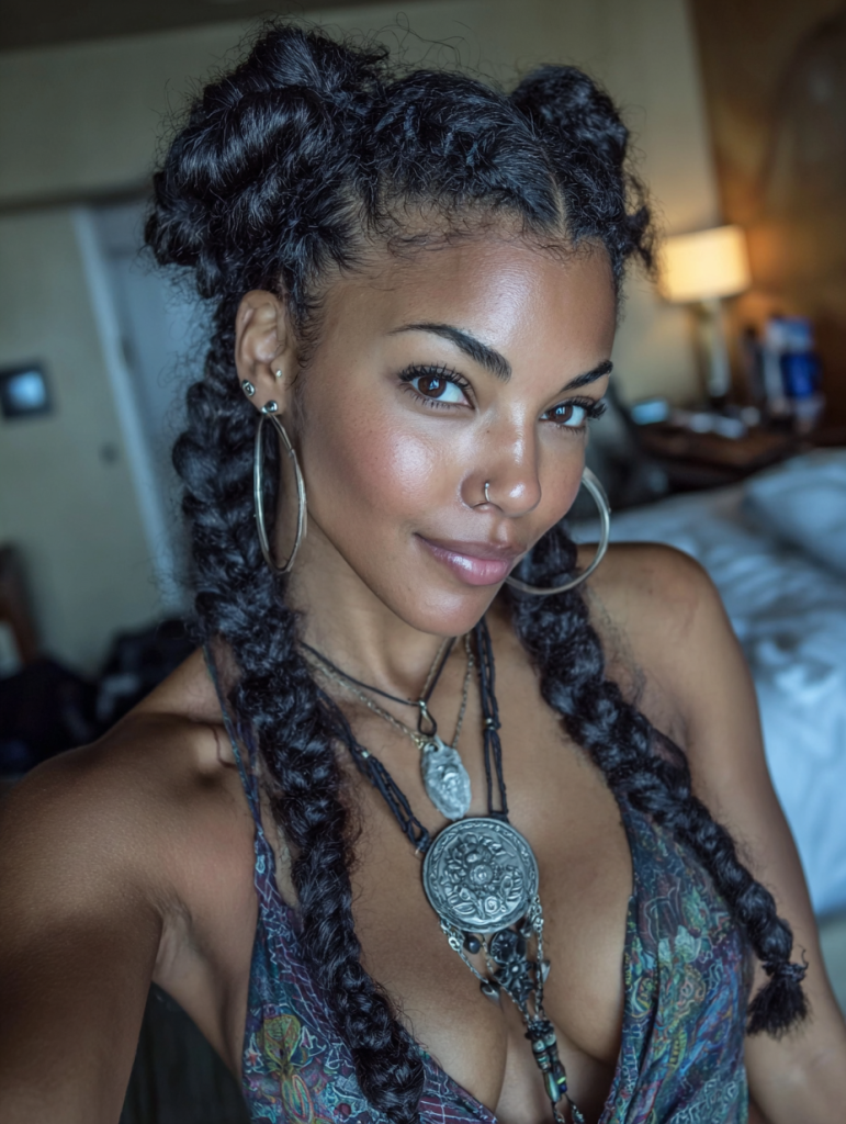 Jayda Wayda Hairstyles: French Braids into Pigtails