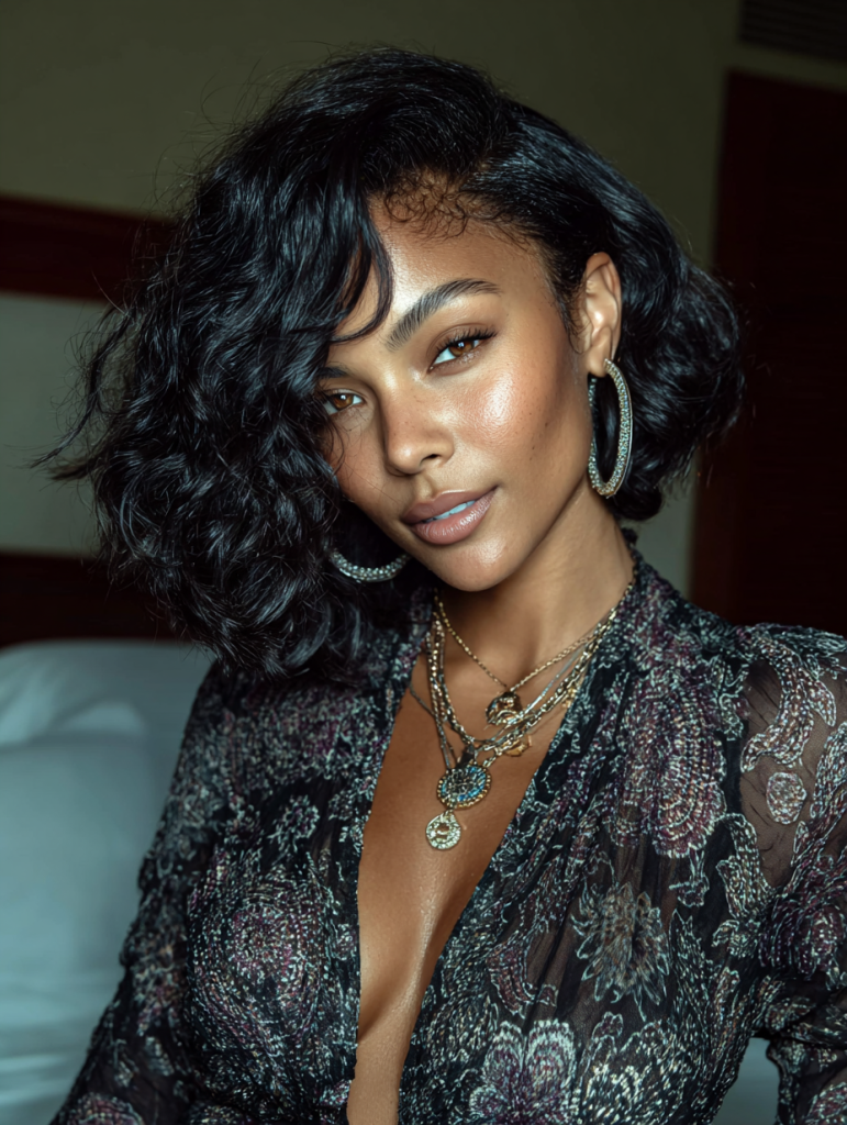 Jayda Wayda Hairstyles: Textured Lob