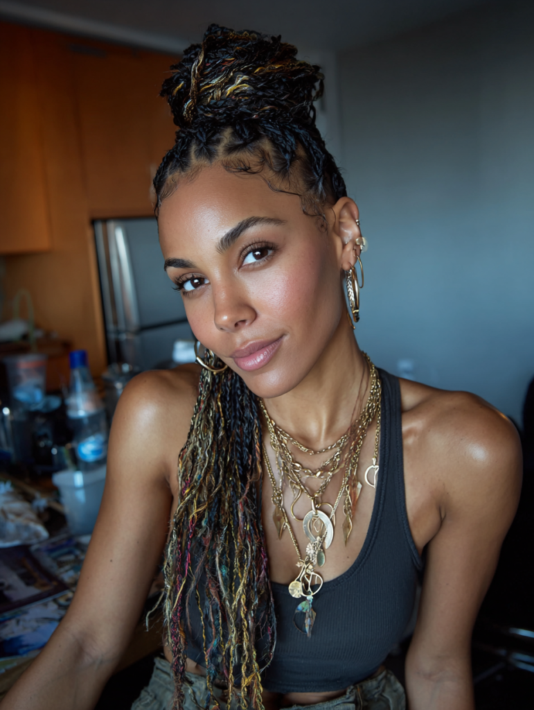 Jayda Wayda Hairstyles: Space Buns