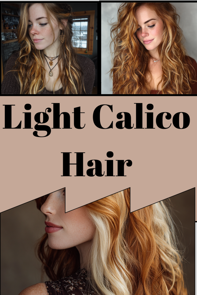 Light Calico Hair
