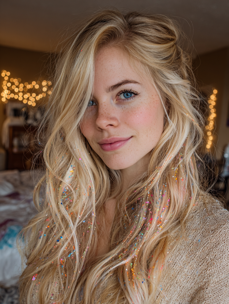 Light Calico Hair: Random Calico Sprinkles