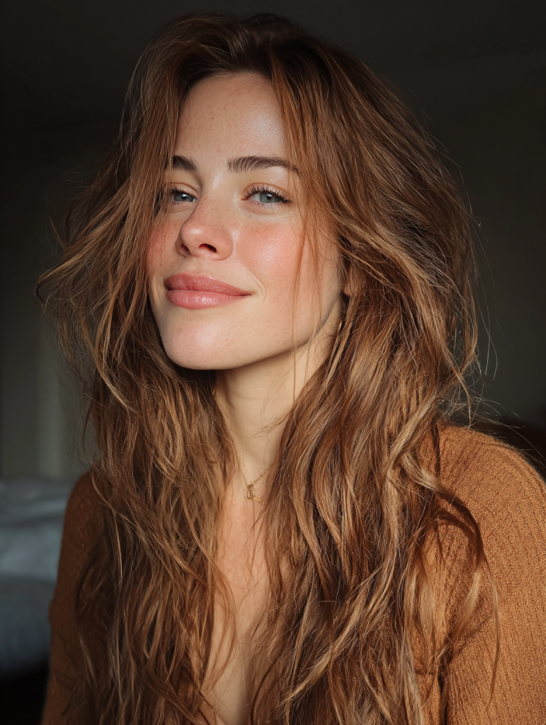 Light Calico Hair: Woven Calico Lowlights