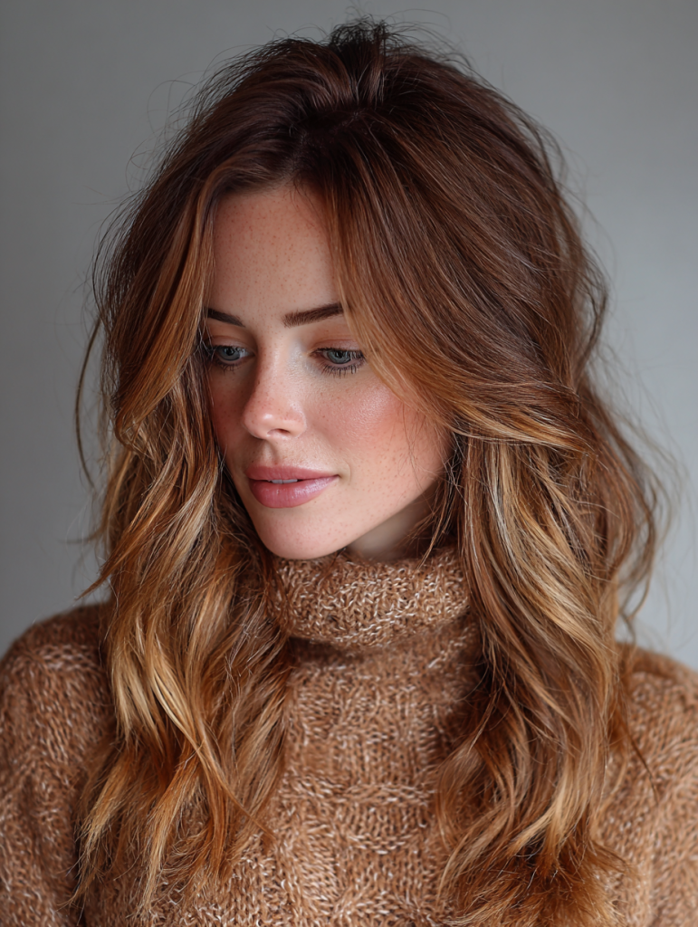 Light Calico Hair: Soft Sombre Ombre