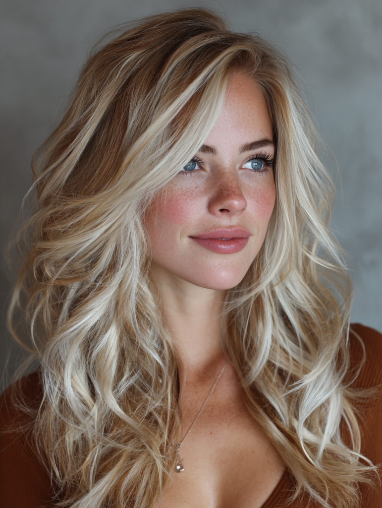 Light Calico Hair: Dimensional Balayage Beauty