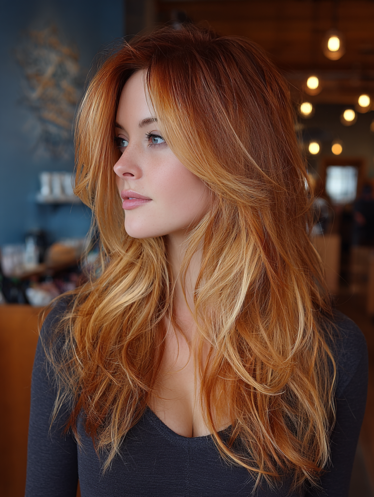 Light Calico Hair: Flicked Out Calico Ends