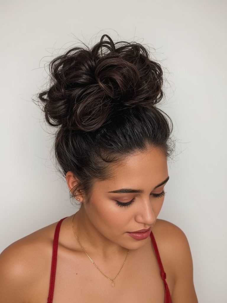 Hair Styles Natural Hair Black: Pineapple Hairstyle