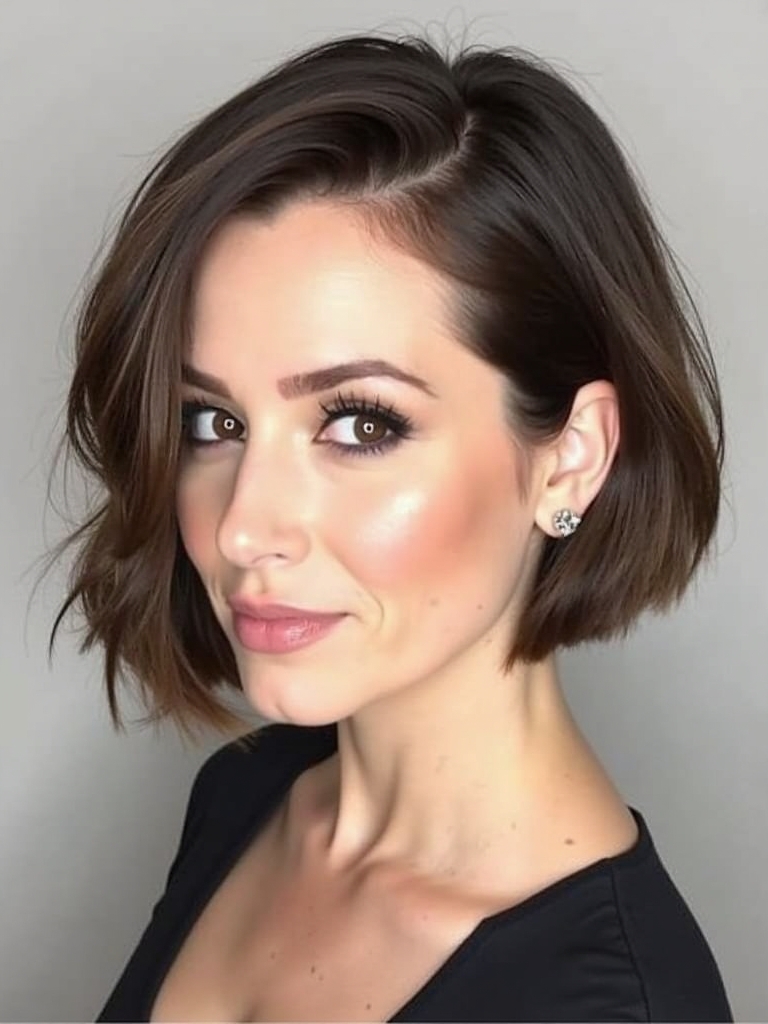 Rounded Bob Haircuts For Thin Fine Hair