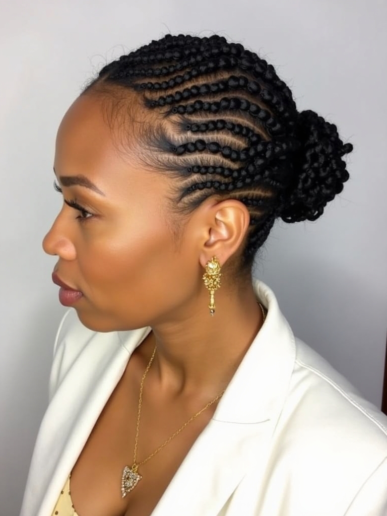 Hairstyles For Thin Fine Hair For Over 60: Mini Twists