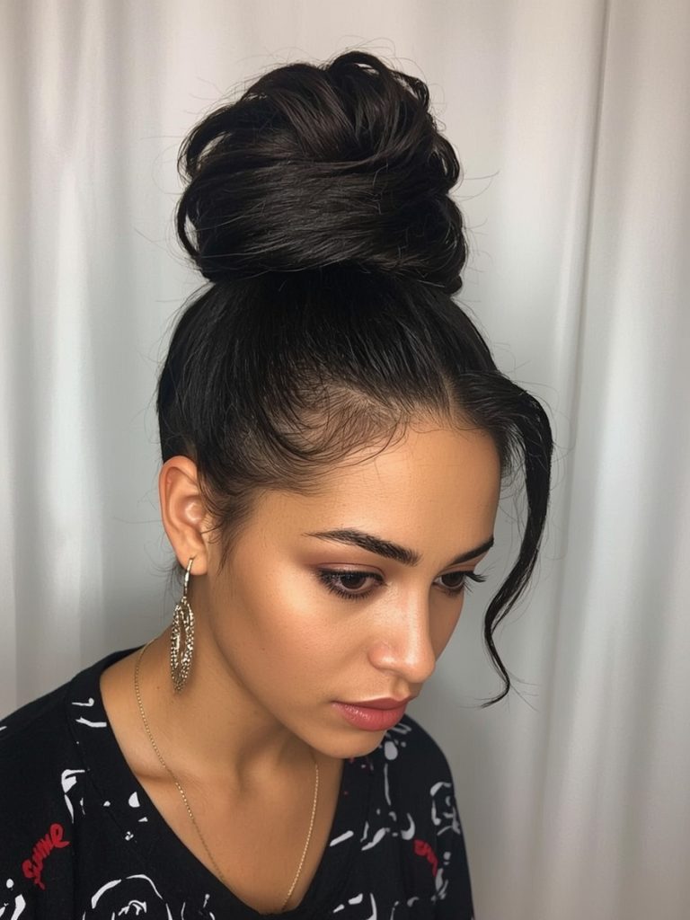 Hair Styles Natural Hair Black: Top Knot