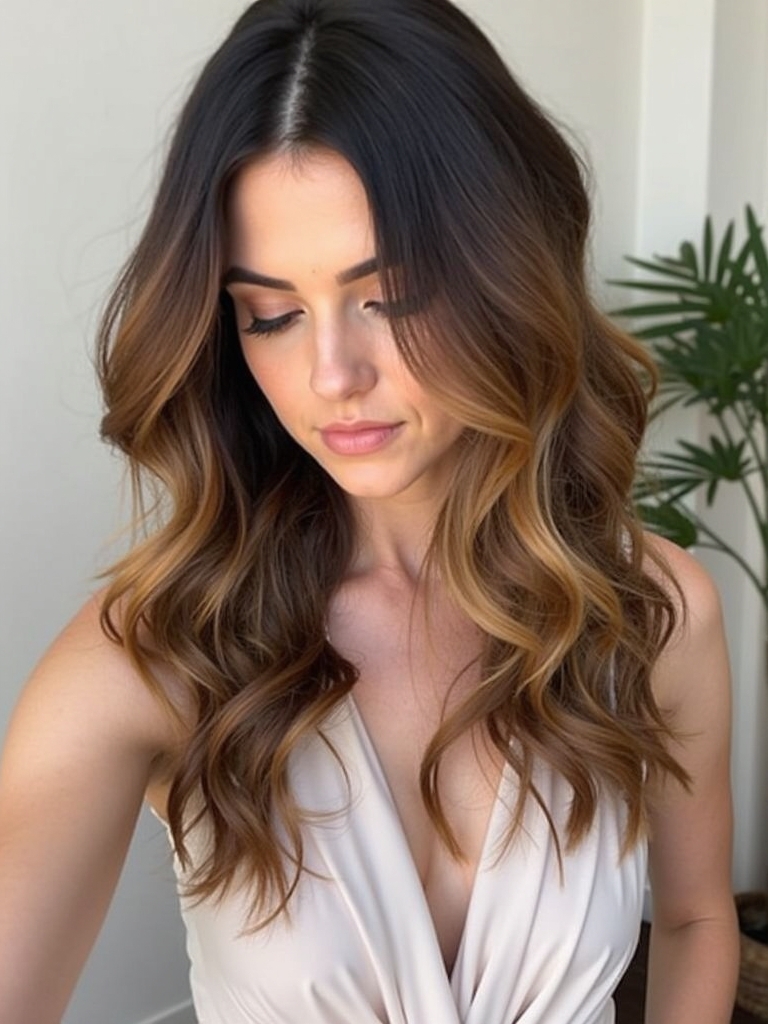 Caramel Highlights on Brown Hair: Dreamy Delight