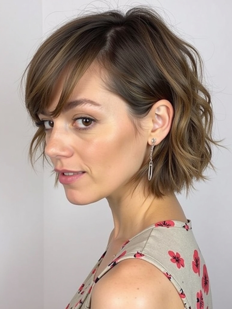 Asymmetrical Bob Haircuts For Thin Fine Hair
