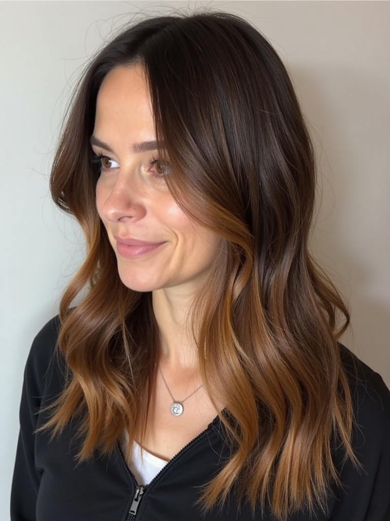 Caramel Highlights on Brown Hair: Artistic Aura