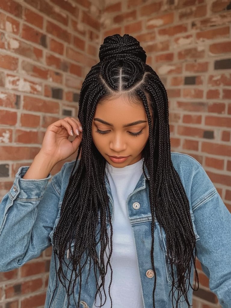 Hair Styles Natural Hair Black: Beaded Braids