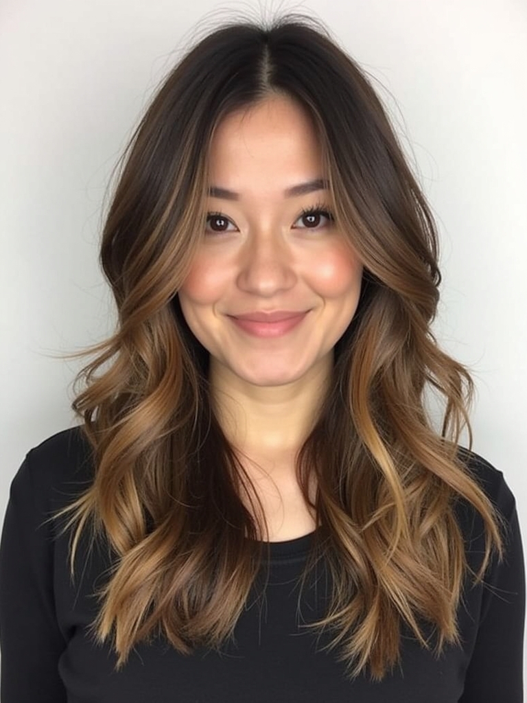 Caramel Highlights on Brown Hair: Toffee Tones Transformation