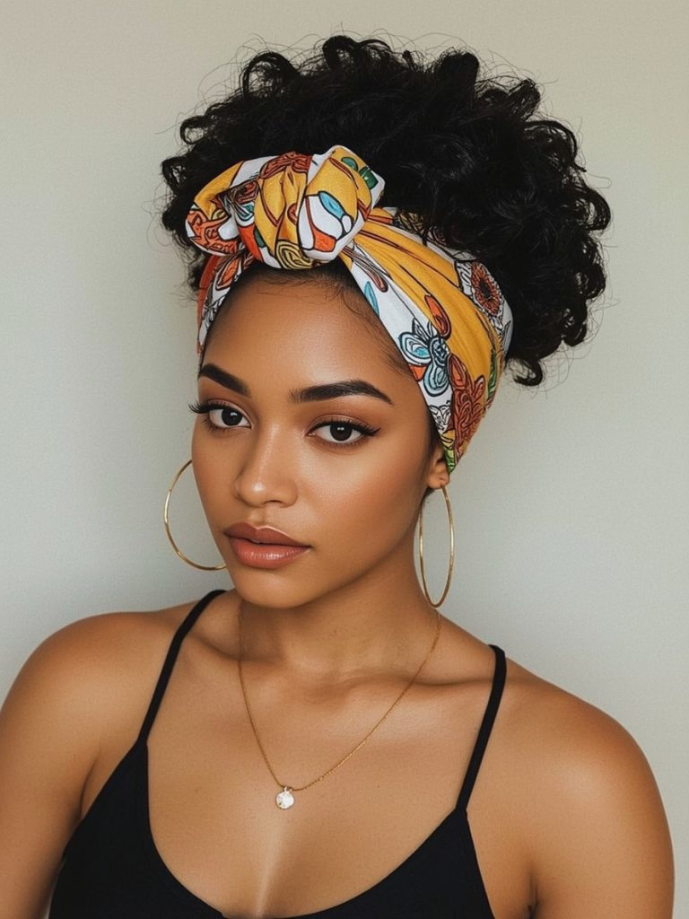 Hair Styles Natural Hair Black: Head Wraps