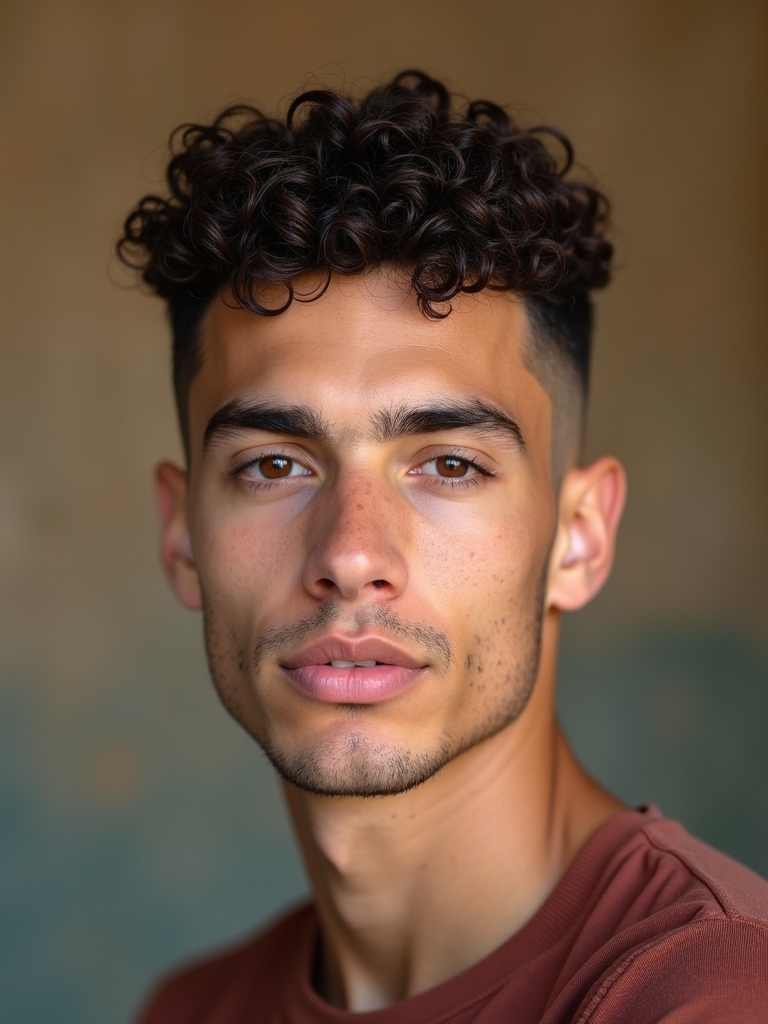 The Curly Crew Cut Men's Hairstyle Curly Hair