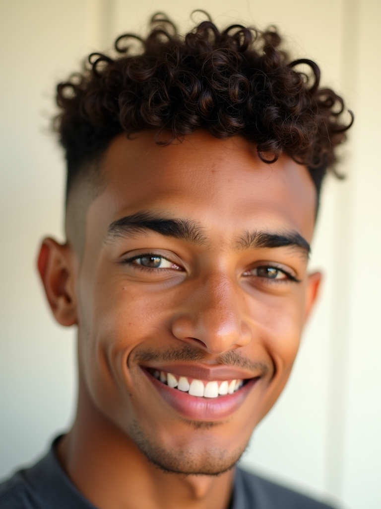 The Curly French Crop Men's Hairstyle Curly Hair