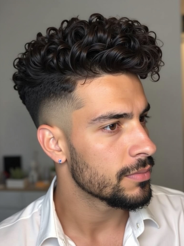 Mens Curly Hair Styles: The Gradual Layers