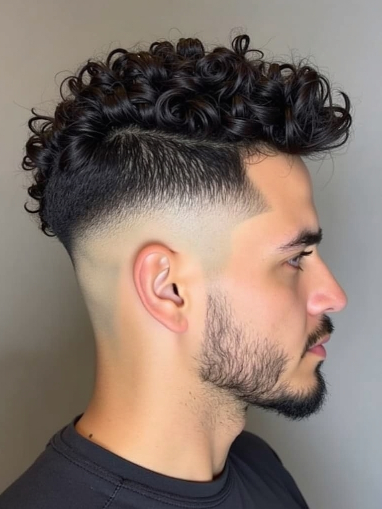 Mens Curly Hair Styles: The Textured Brush Up