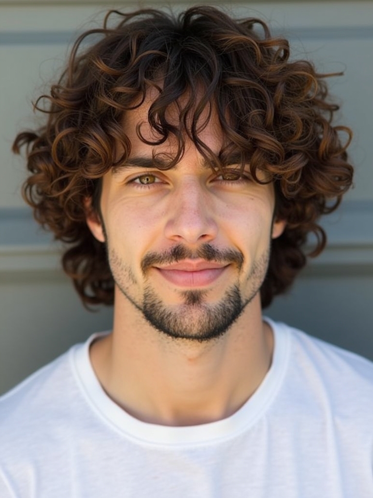 Mens Curly Hair Styles: The Crew Cut with Texture