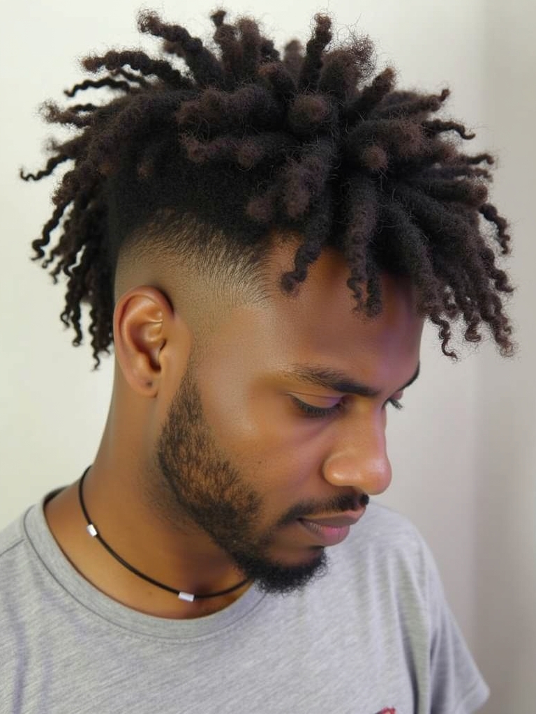 The Curly Dreads/Locs Men's Hairstyle Curly Hair