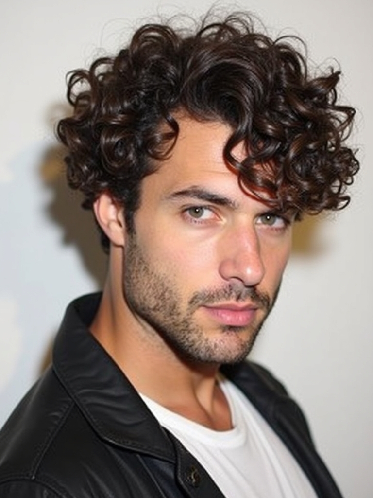 Mens Curly Hair Styles: The French Crop