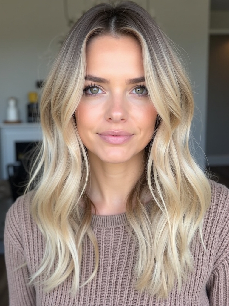 Sandy Blonde Fall Hair Color