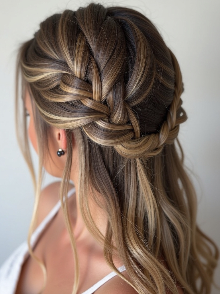 Mushroom Bronde Braids: Intricate Artistry