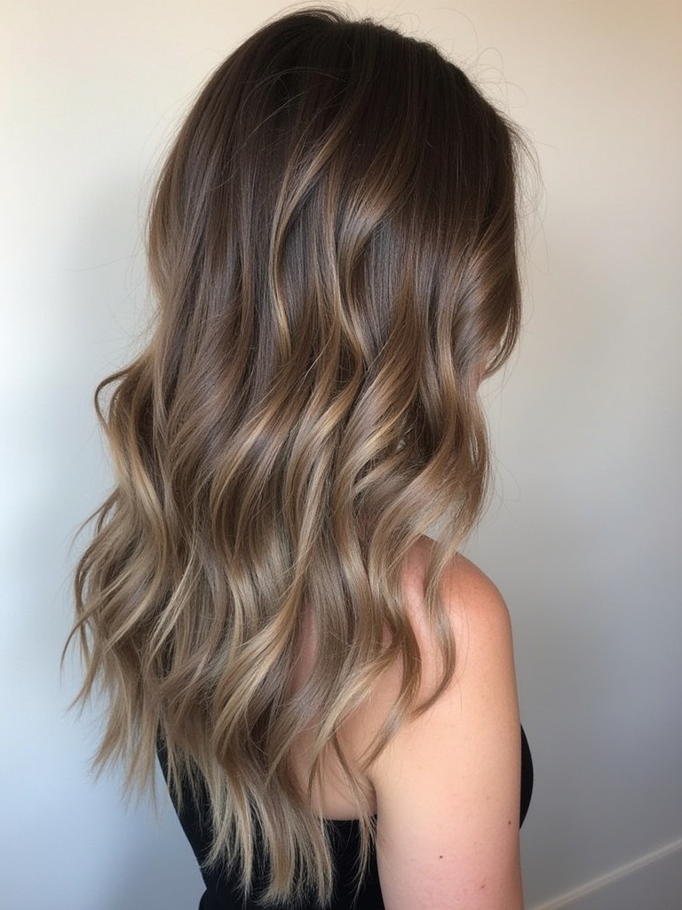 Mushroom Bronde Balayage: Sun-Kissed Depth