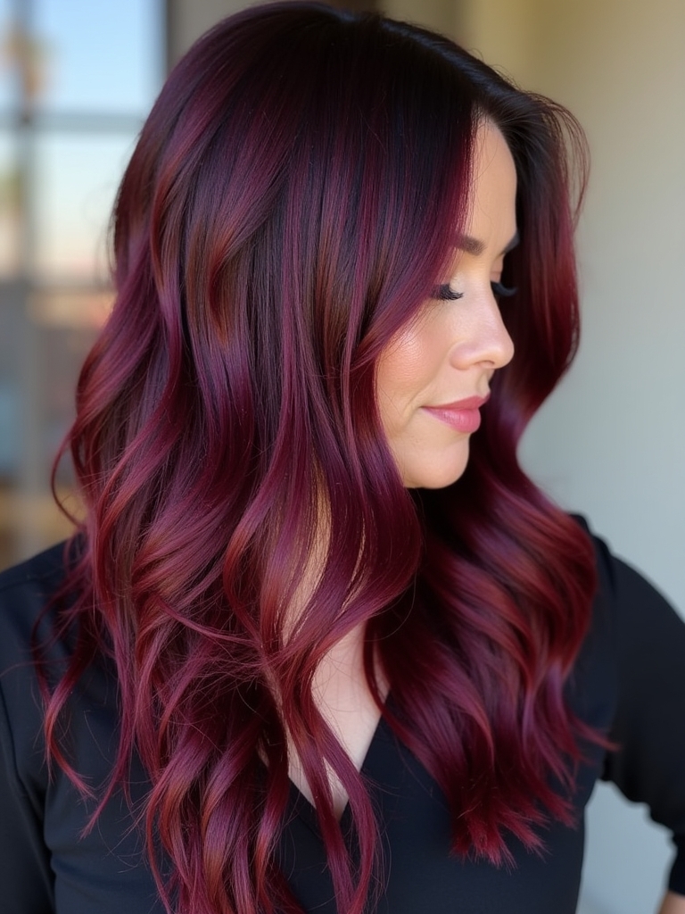 Rose Gold Fall Hair Color
