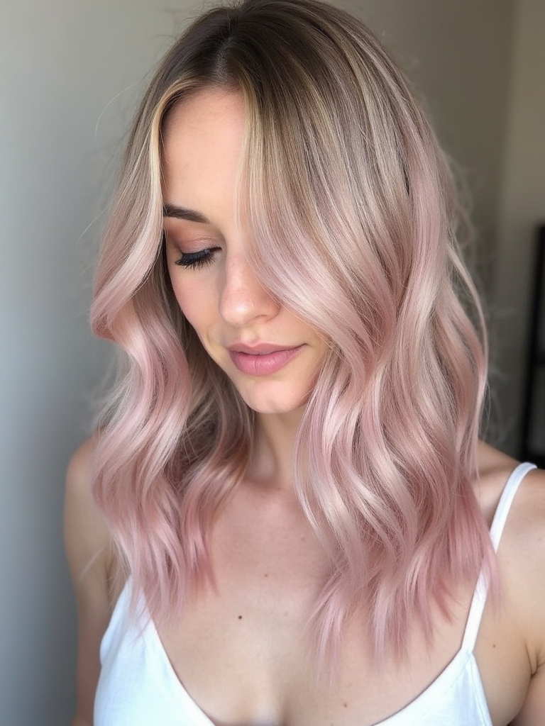 Teddy Bronde Haircolor: Dusty Rose Blush