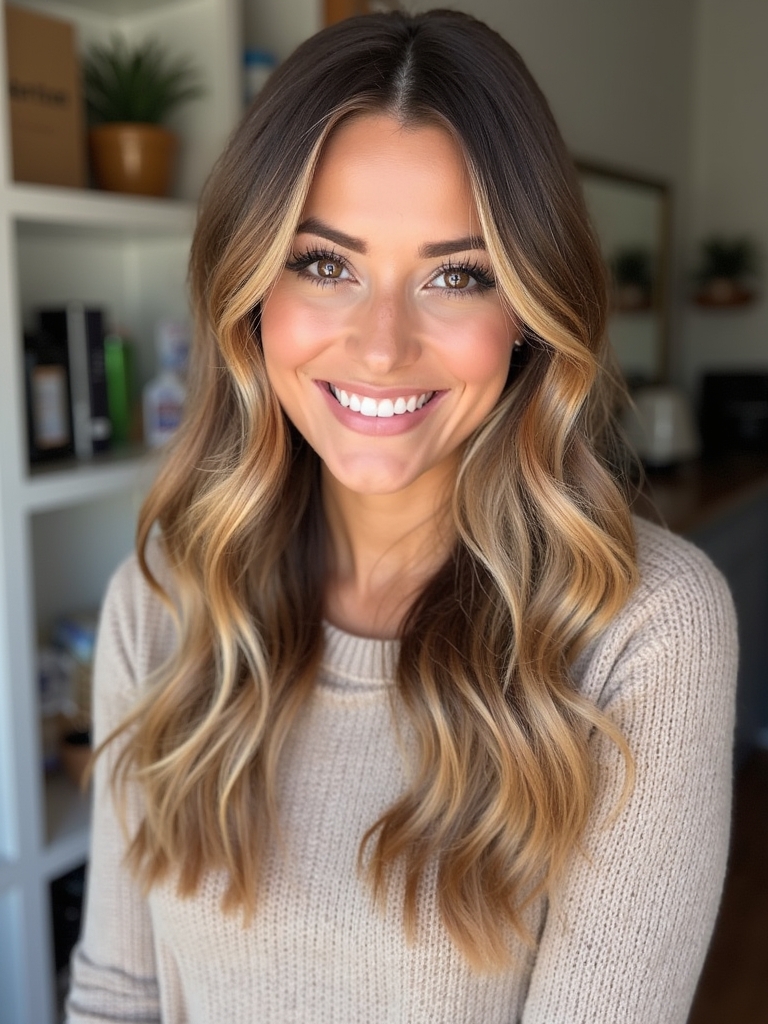Caramel Latte Fall Hair Color