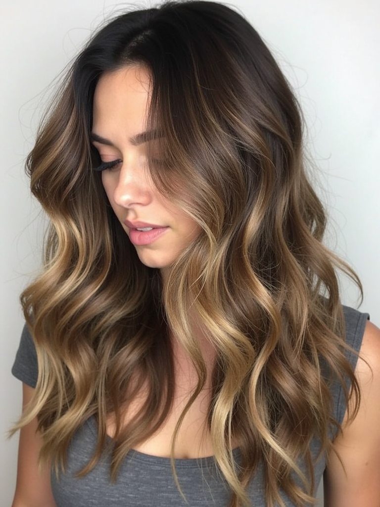 Mushroom Bronde Perm: Enhanced Texture
