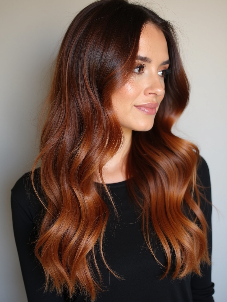Copper Auburn Fall Hair Color