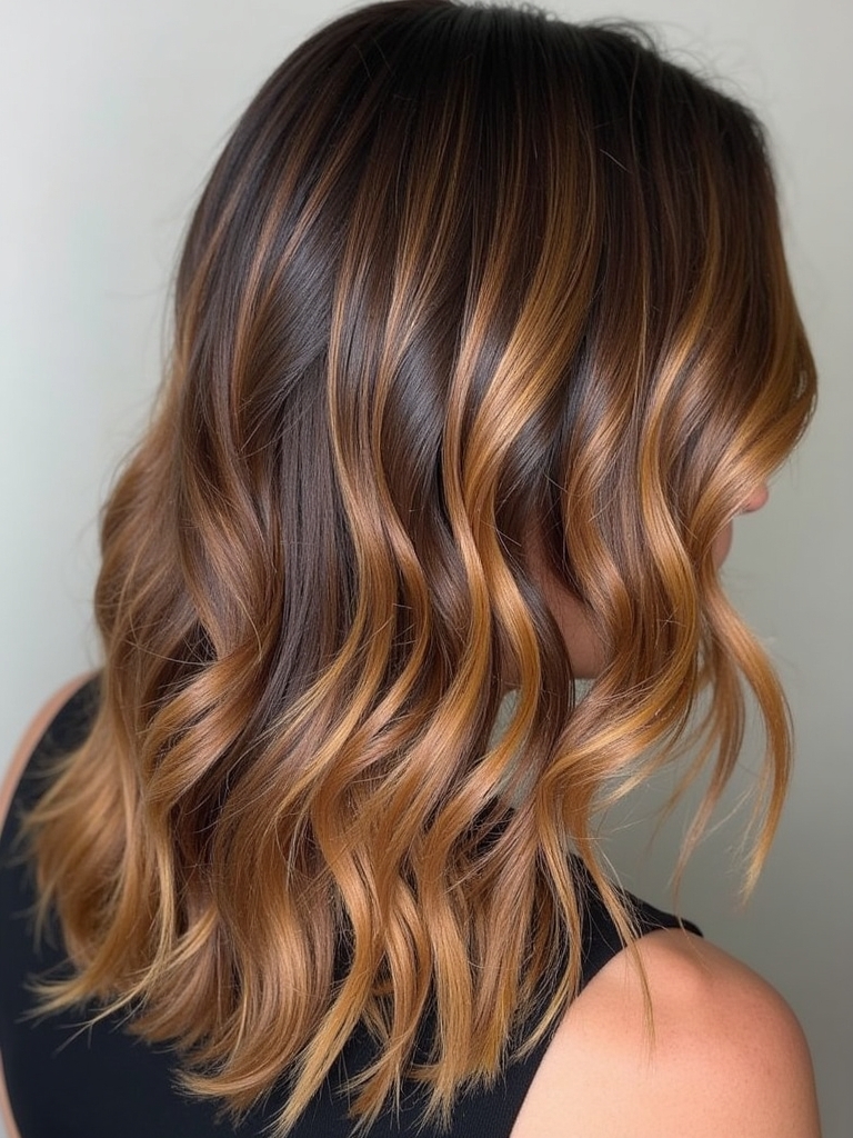 Burnt Sienna Fall Hair Color
