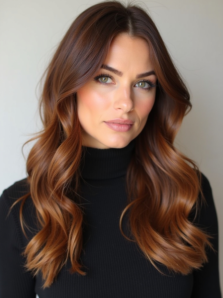 Chestnut Brown Fall Hair Color