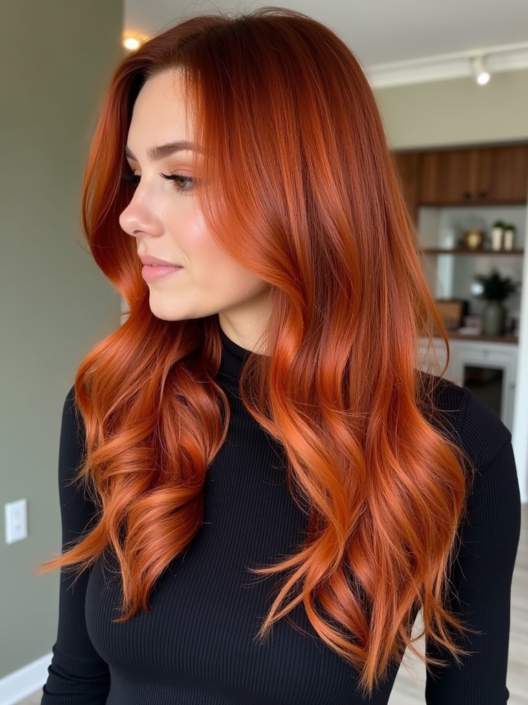 Copper Penny Fall Hair Color